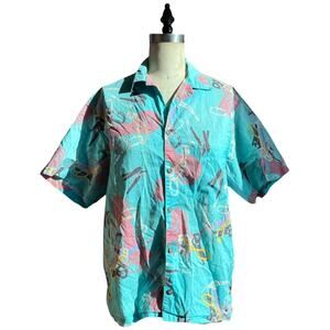 Super Rare Chouinard vintage 80s climbing gear Hawaiian shirt Patagonia M